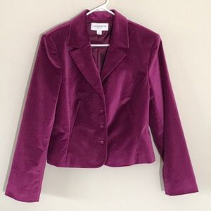 💐Liz Claiborne Velvet Blazer Sz 14💐